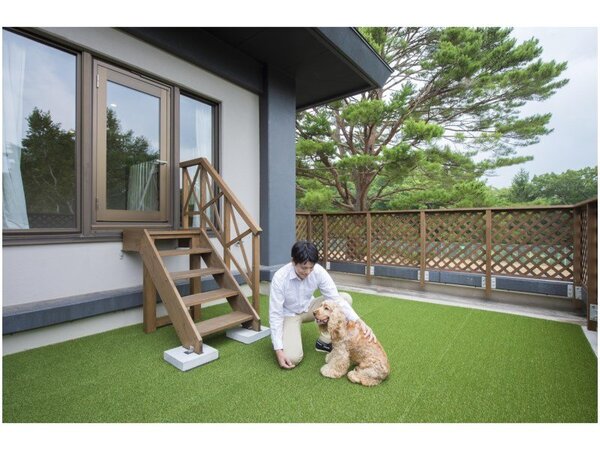 富士山を望む ペットと泊まれる宿 Wan S Resort 山中湖 12 ワンズ の付く日はお得に宿泊 愛犬宿泊料1頭無料のお得プラン スタンダード本格フレンチ Yahoo トラベル